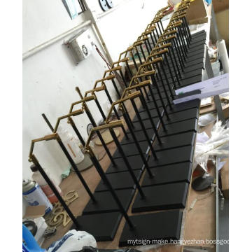 High Grade Brushed Steel Bag Rack Shelfs